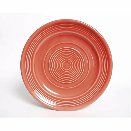 TUXTON CHINA 6.25 in. Concentrix Plate - Cinnebar - 2 Dozen CNA-062